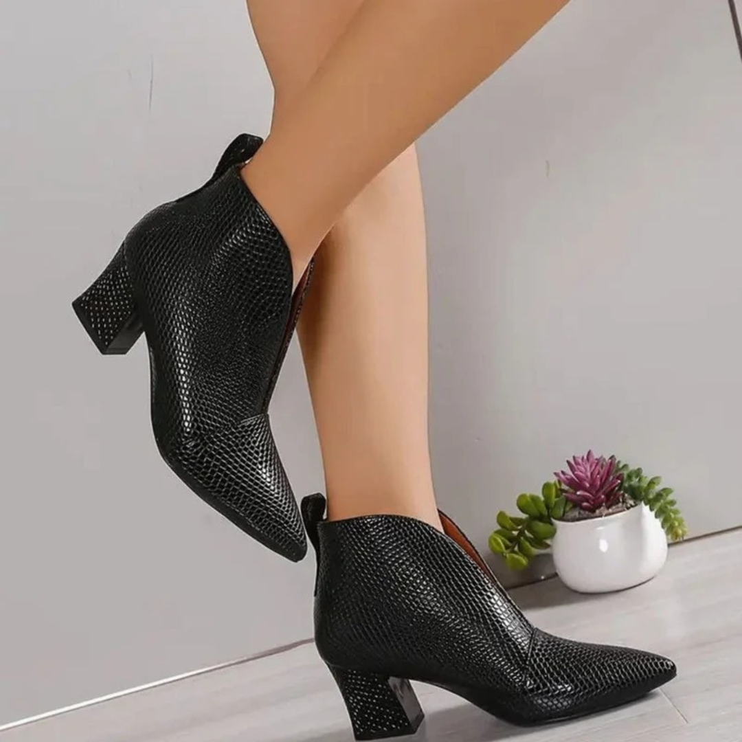 Amaya | Damen Orthopädische Stiefeletten mit Komfort und Absatz