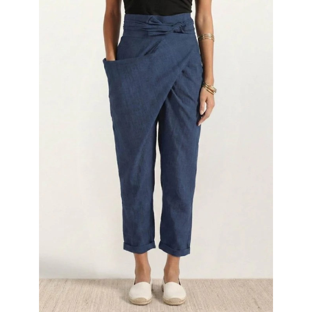 Angelika | Damen Freizeit High Waist Hose