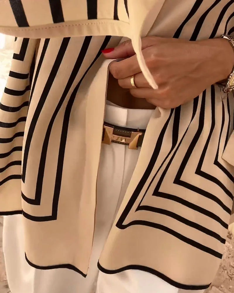 Bianca | Leichte und weiche Bluse mit Streifen