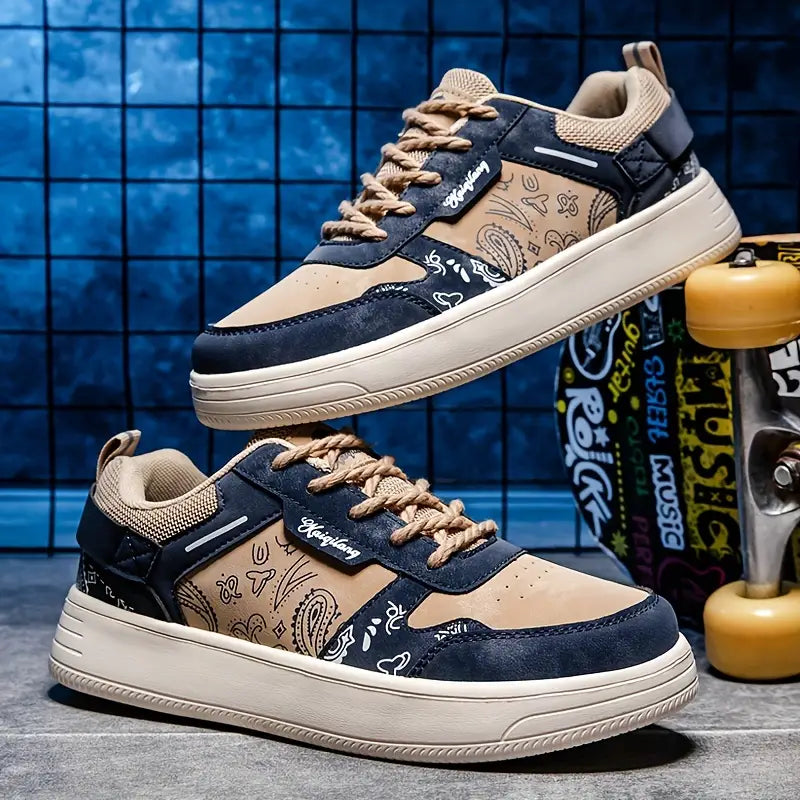 Weber - Bedruckte Schnürschuh-Sneaker
