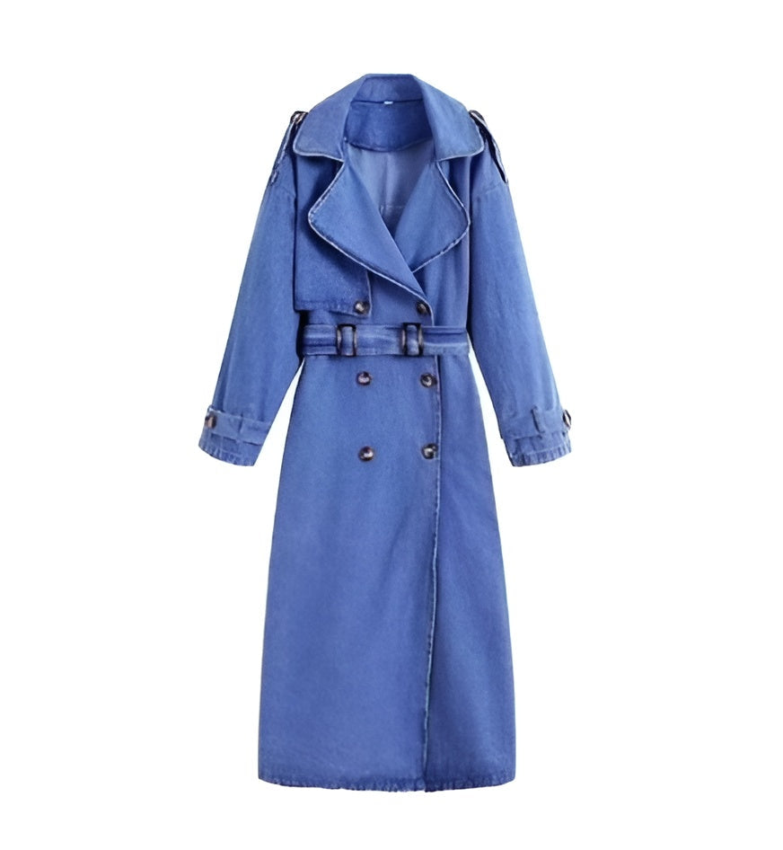 Nashira | Denim Trenchcoat