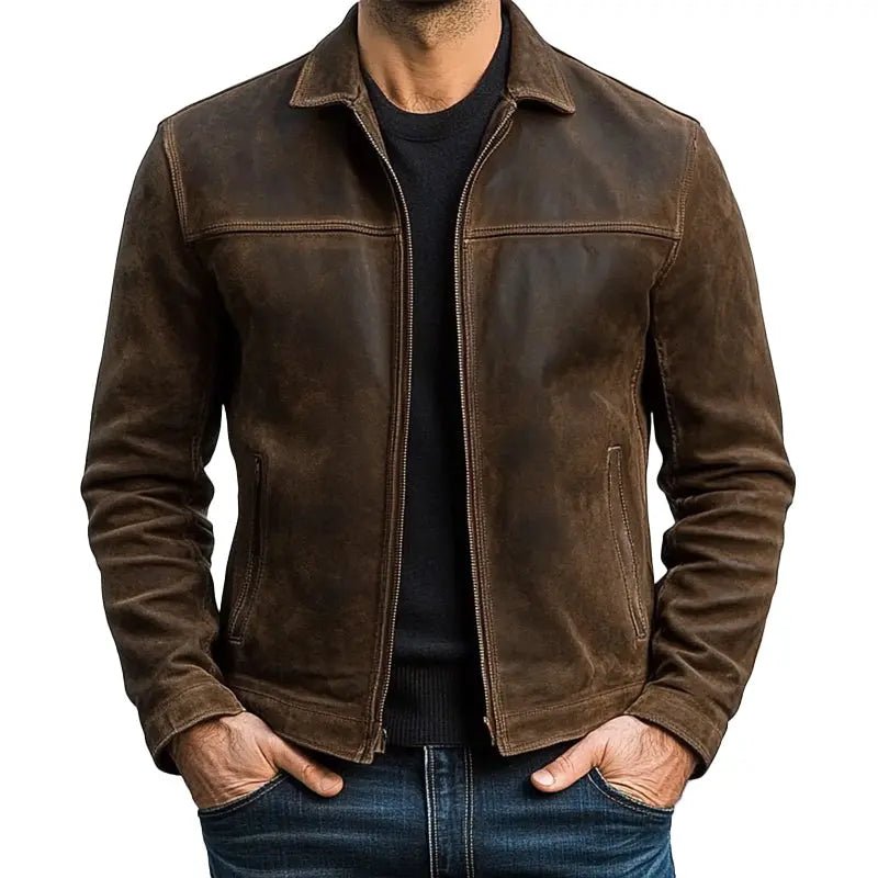 Bikerjacke Herren Slim Fit