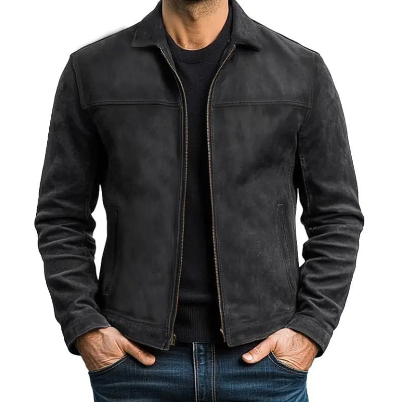 Bikerjacke Herren Slim Fit