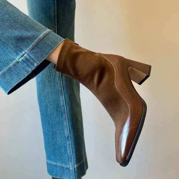 Blockabsatz Stiefel