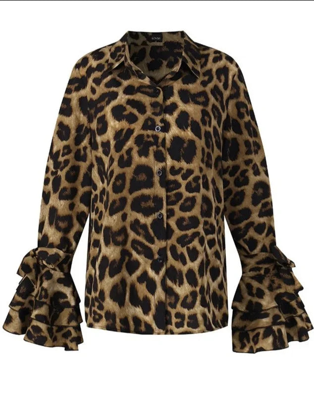 Ursula | Damen Elegante Bluse Volantärmel – Volantärmel Bluse Modern Sommer 2026