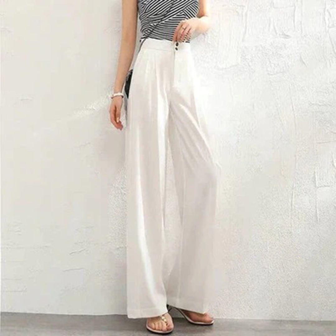 Brigid | Damen Weite Hose Hohe Taille