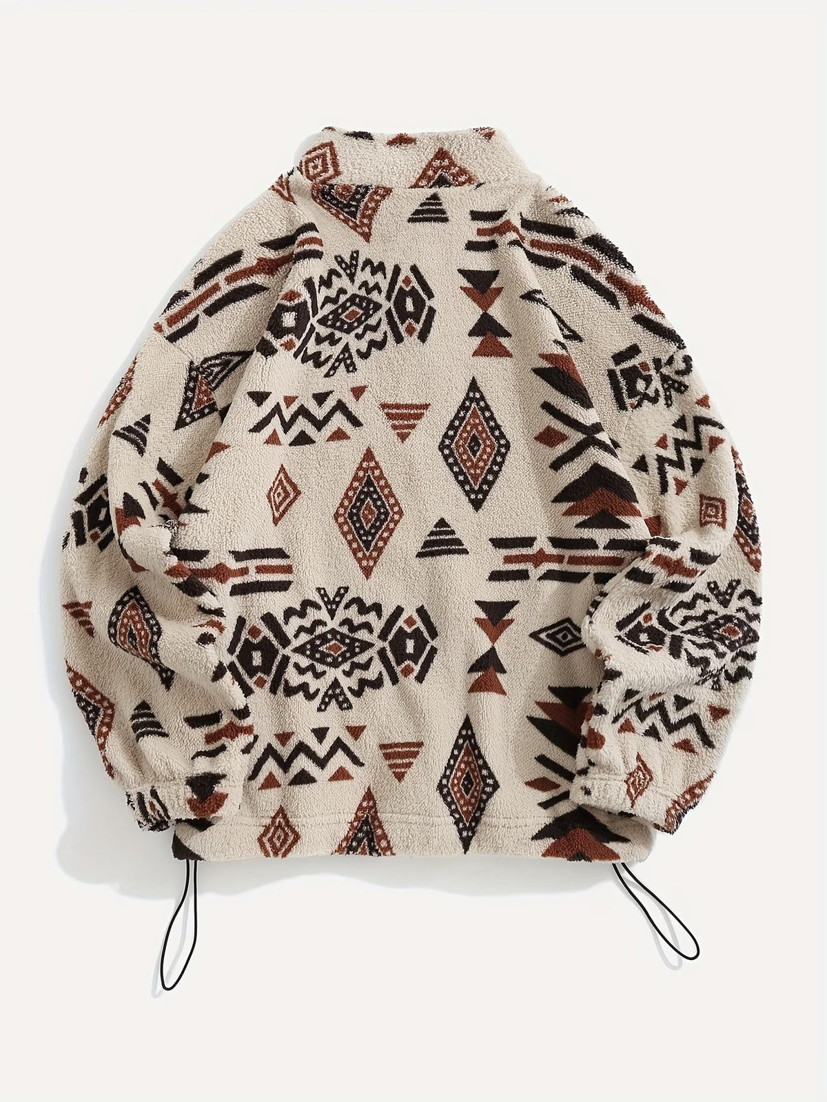 Esra – Langärmelige Jacke Mit Geometrischem Muster