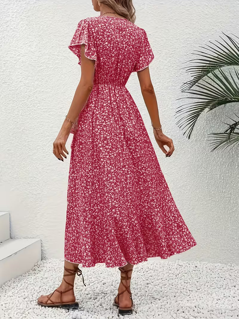 Elara | Fließendes, Bauch-umspielendes Wickelkleid