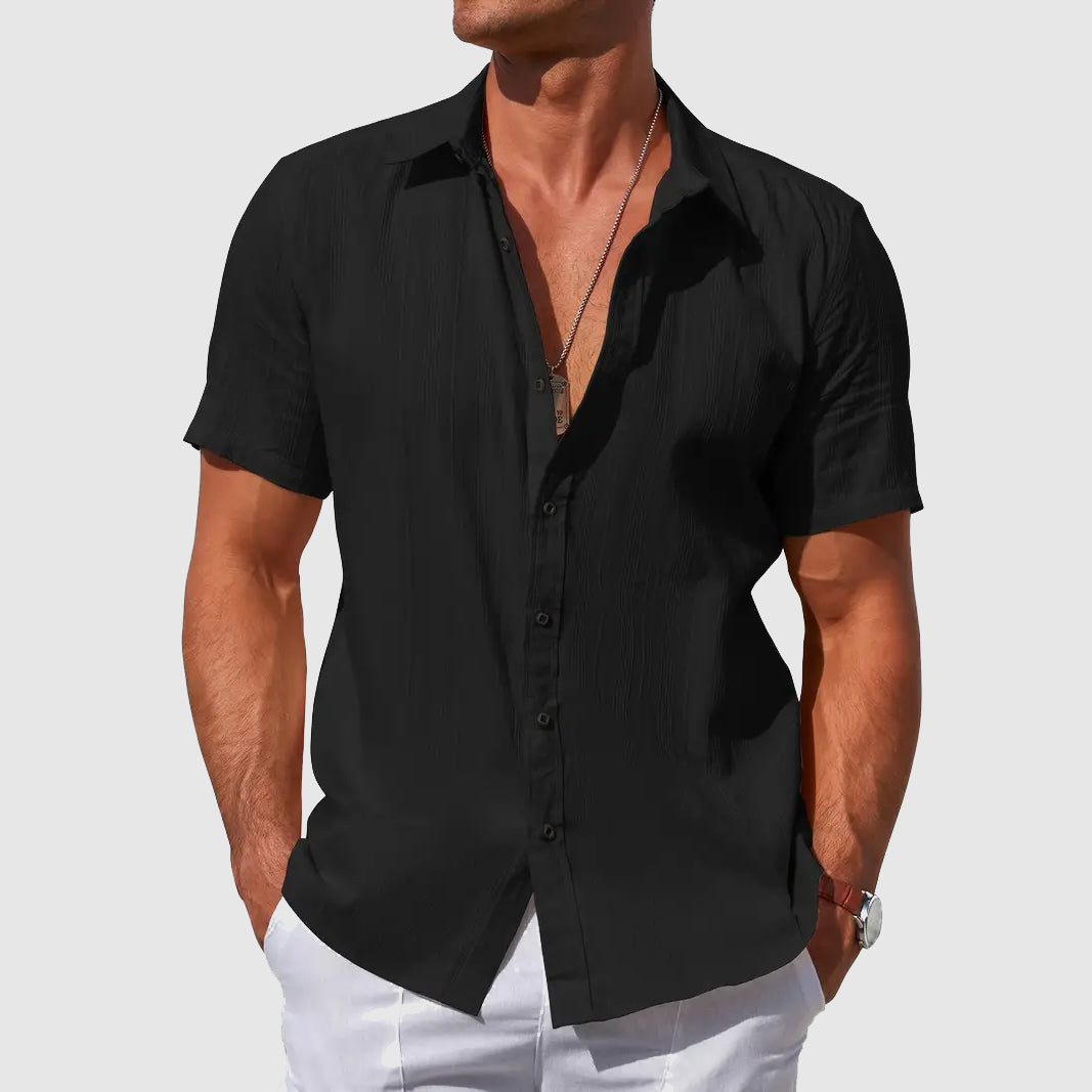 Caius | Herren Kurzarmhemd Regular Fit Freizeithemd