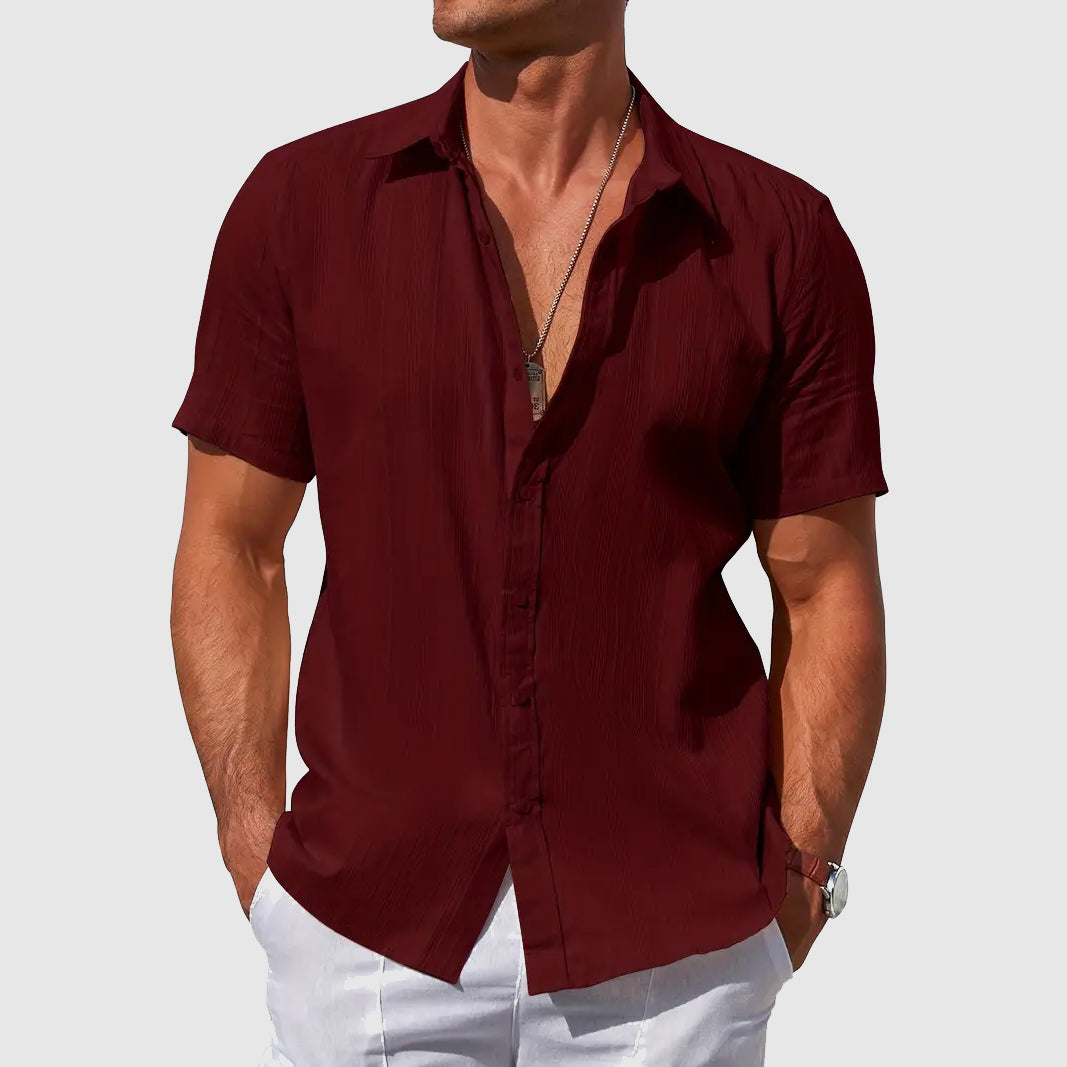 Caius | Herren Kurzarmhemd Regular Fit Freizeithemd