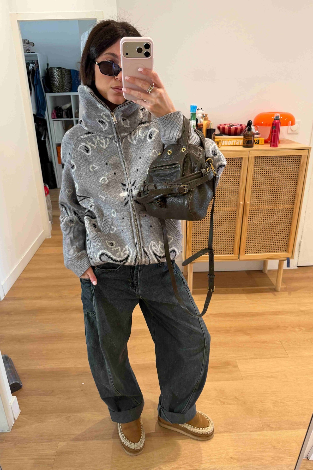 Strickjacke mit Wintermotiv – Ailsa