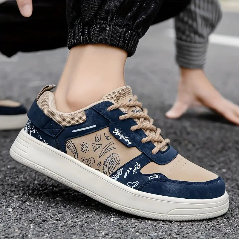 Weber - Bedruckte Schnürschuh-Sneaker