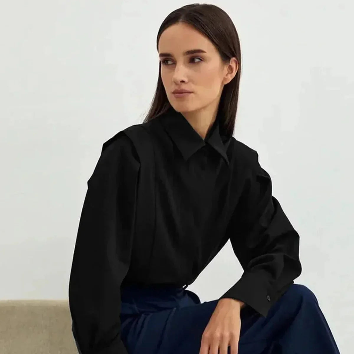 Zelda | Damen Hemd Gerader Schnitt Knopfleiste Locker – Damenhemd Oversize 2026