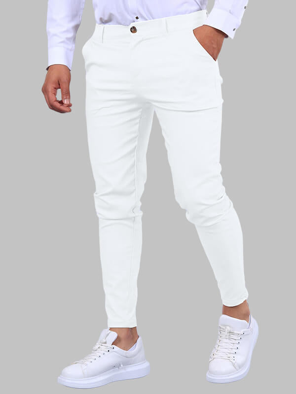 Chinohose Herren Slim Fit
