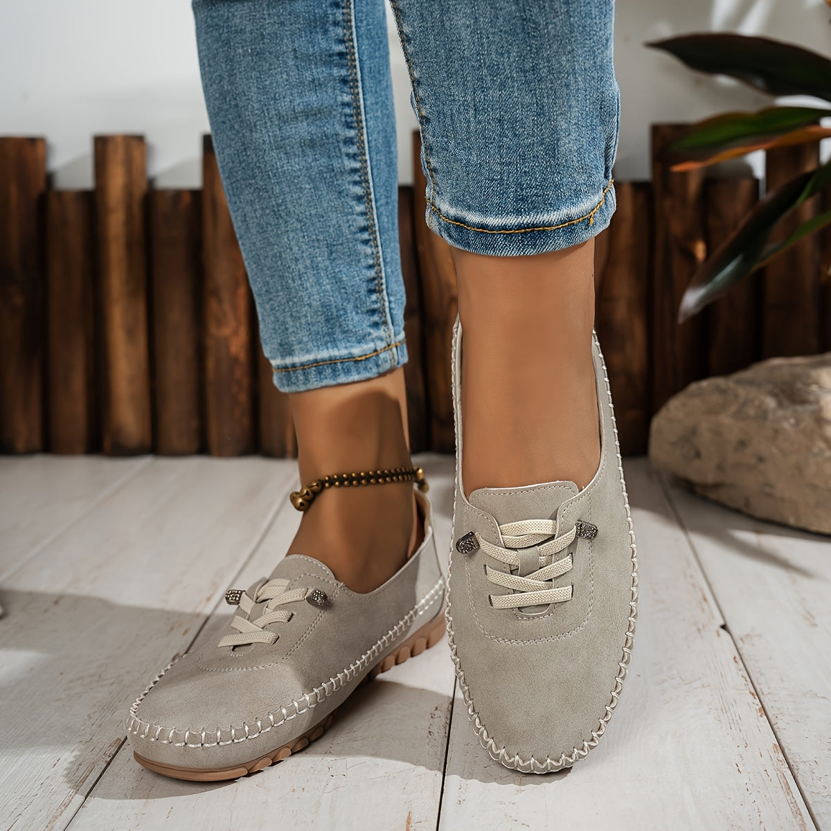 Cordania | Damen Komfort Schnür Loafer