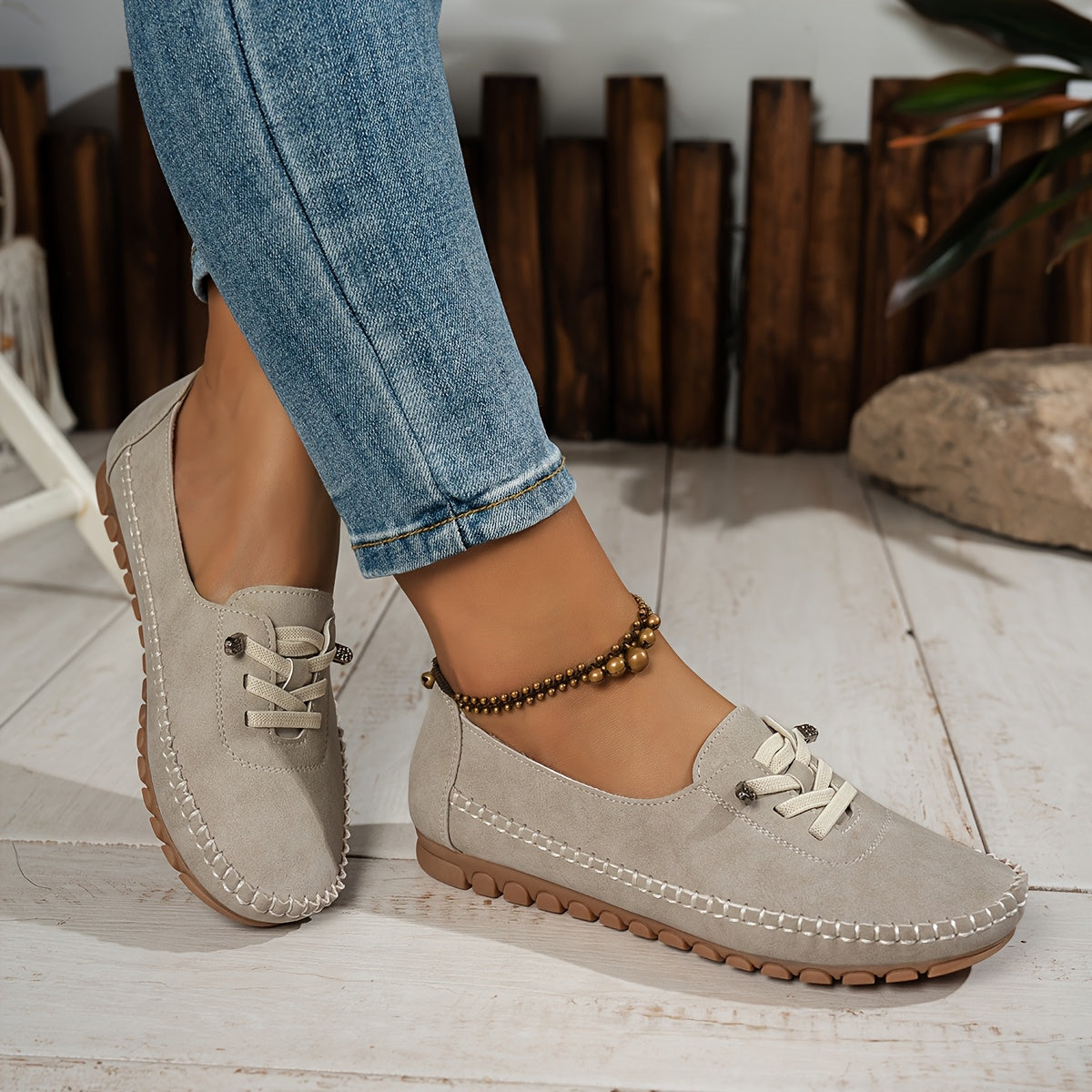 Cordania | Damen Komfort Schnür Loafer