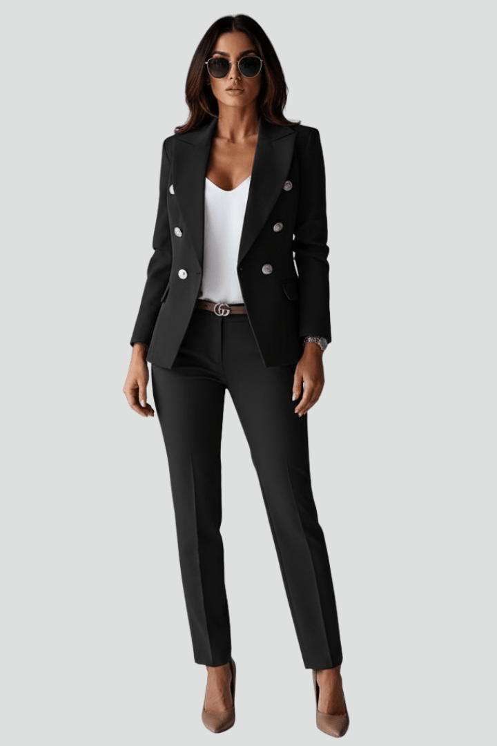Damen Blazer Hosen Set