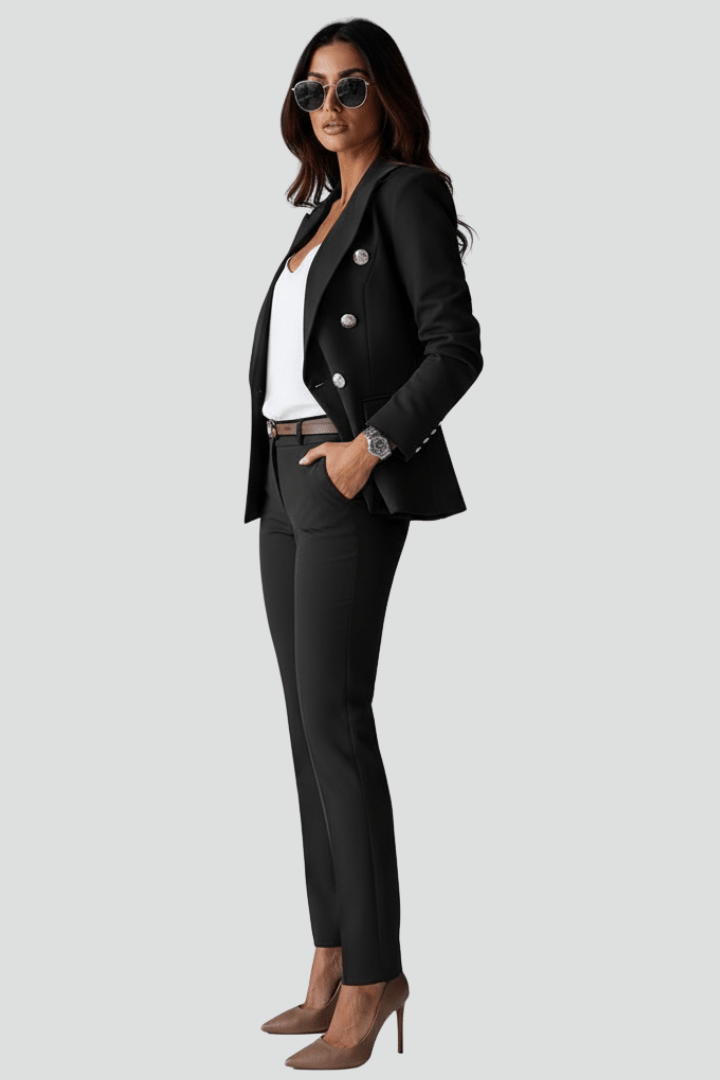 Damen Blazer Hosen Set