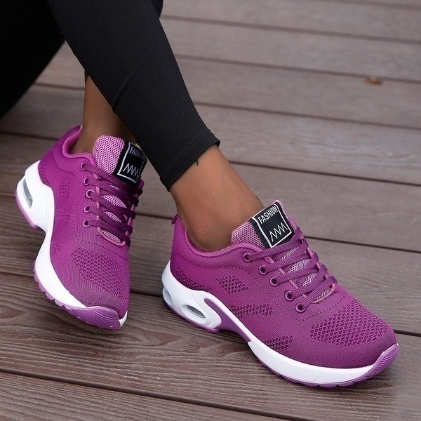 Lena | Damen Orthopädische Atmungsaktive Schnür-Sneaker