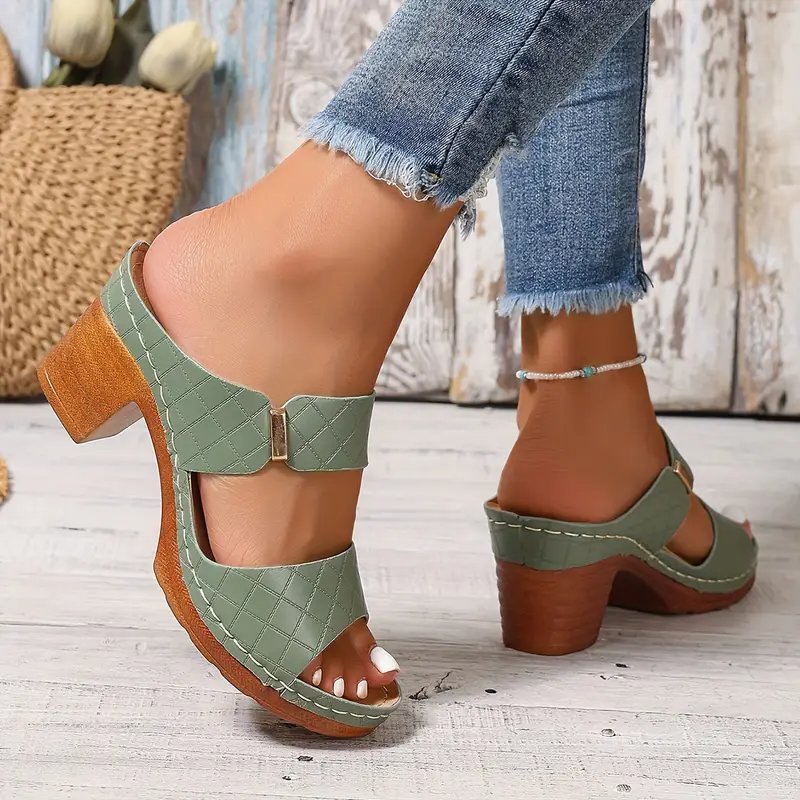 Marlene | Damen Orthopädische Sandalen mit Blockabsatz