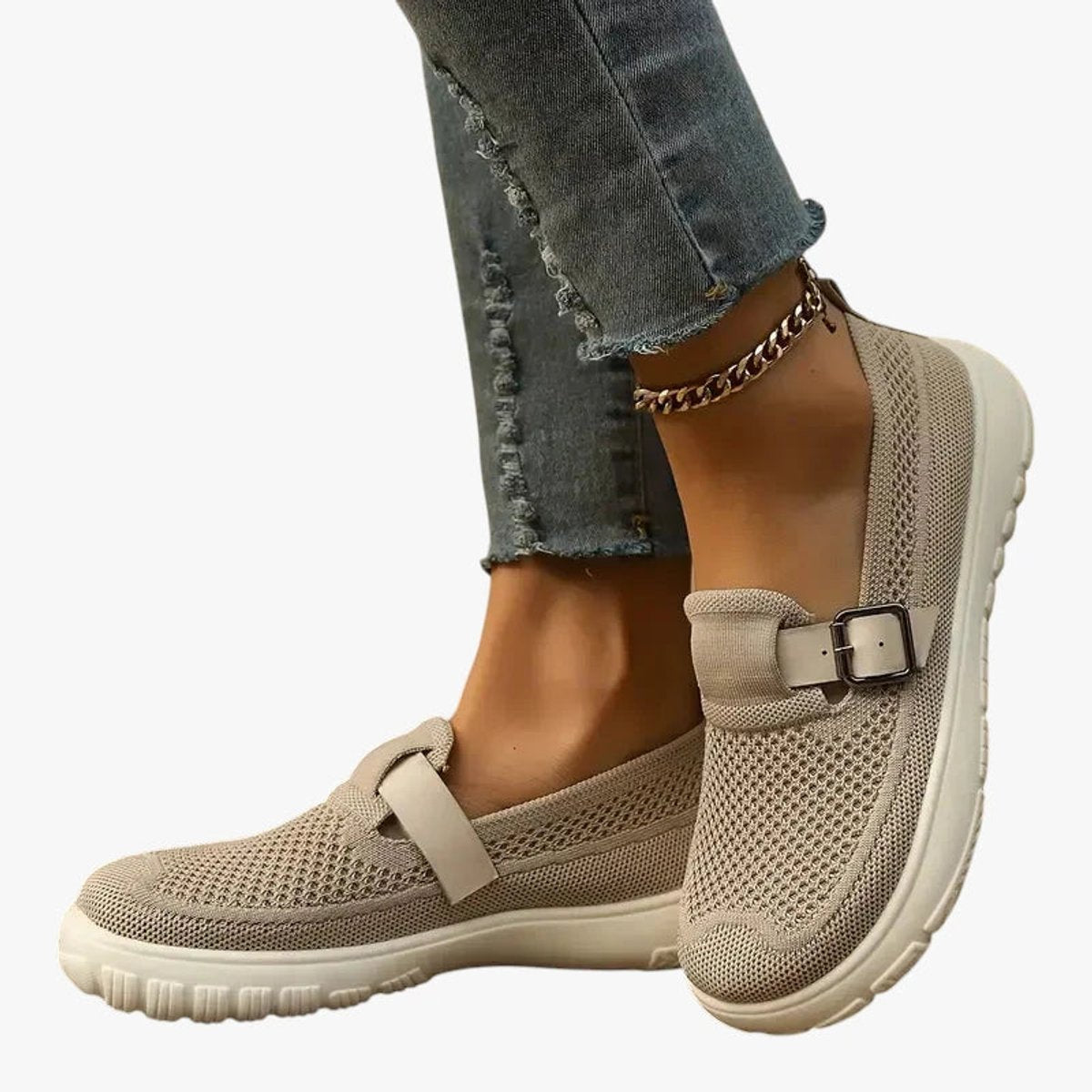 Sophie | Damen Orthopädische Slip-On Schuhe mit Klettverschluss