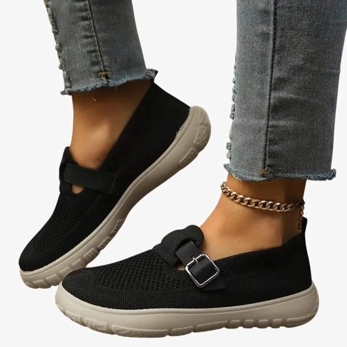 Sophie | Damen Orthopädische Slip-On Schuhe mit Klettverschluss