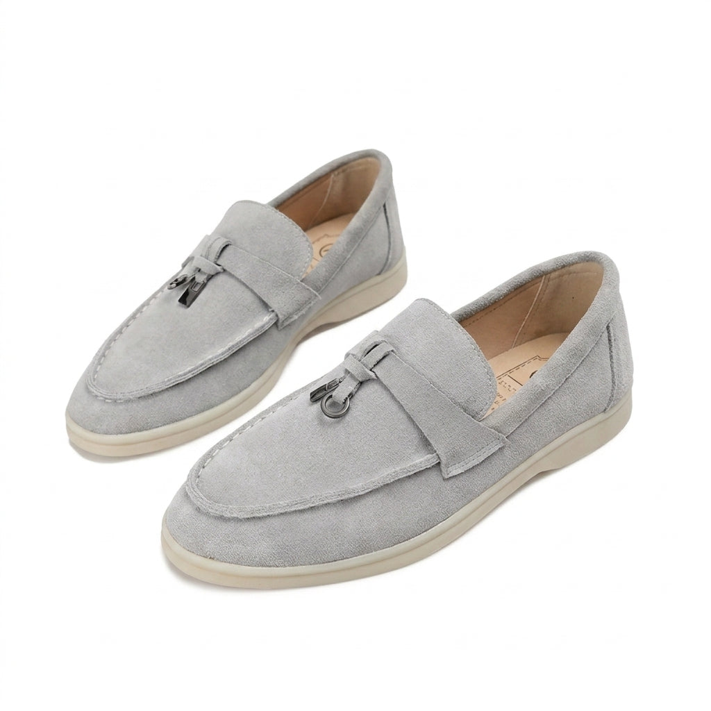 Damen-Slipper mit Quasten-Detail und flacher Sohle