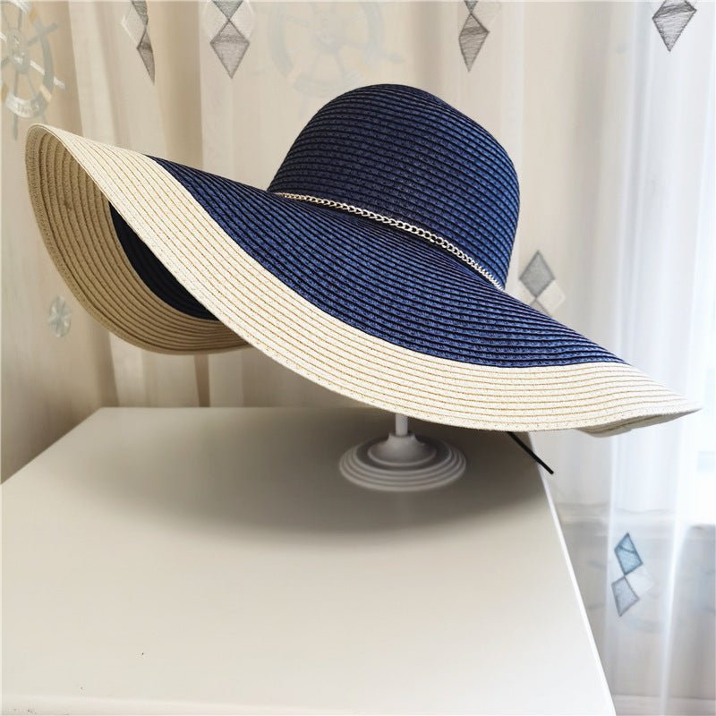 Damen Sonnenhut mit breiter Krempe Elegant