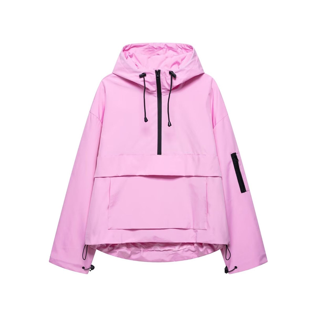 Lena | Damen Stepp-Übergangsjacke mit Kapuze Windabweisend Anorak
