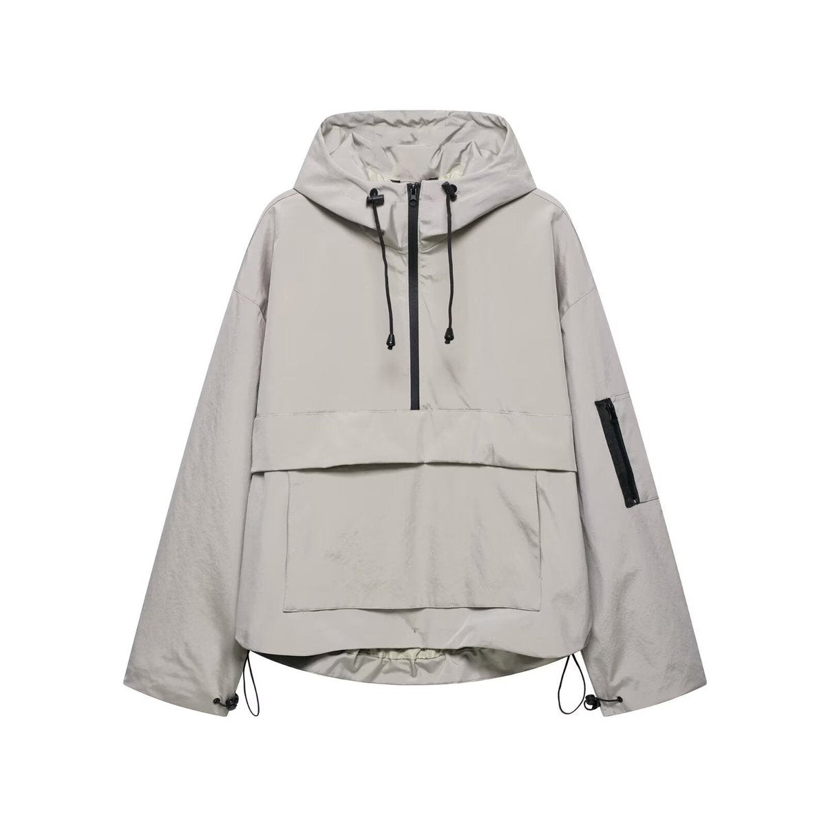 Lena | Damen Stepp-Übergangsjacke mit Kapuze Windabweisend Anorak