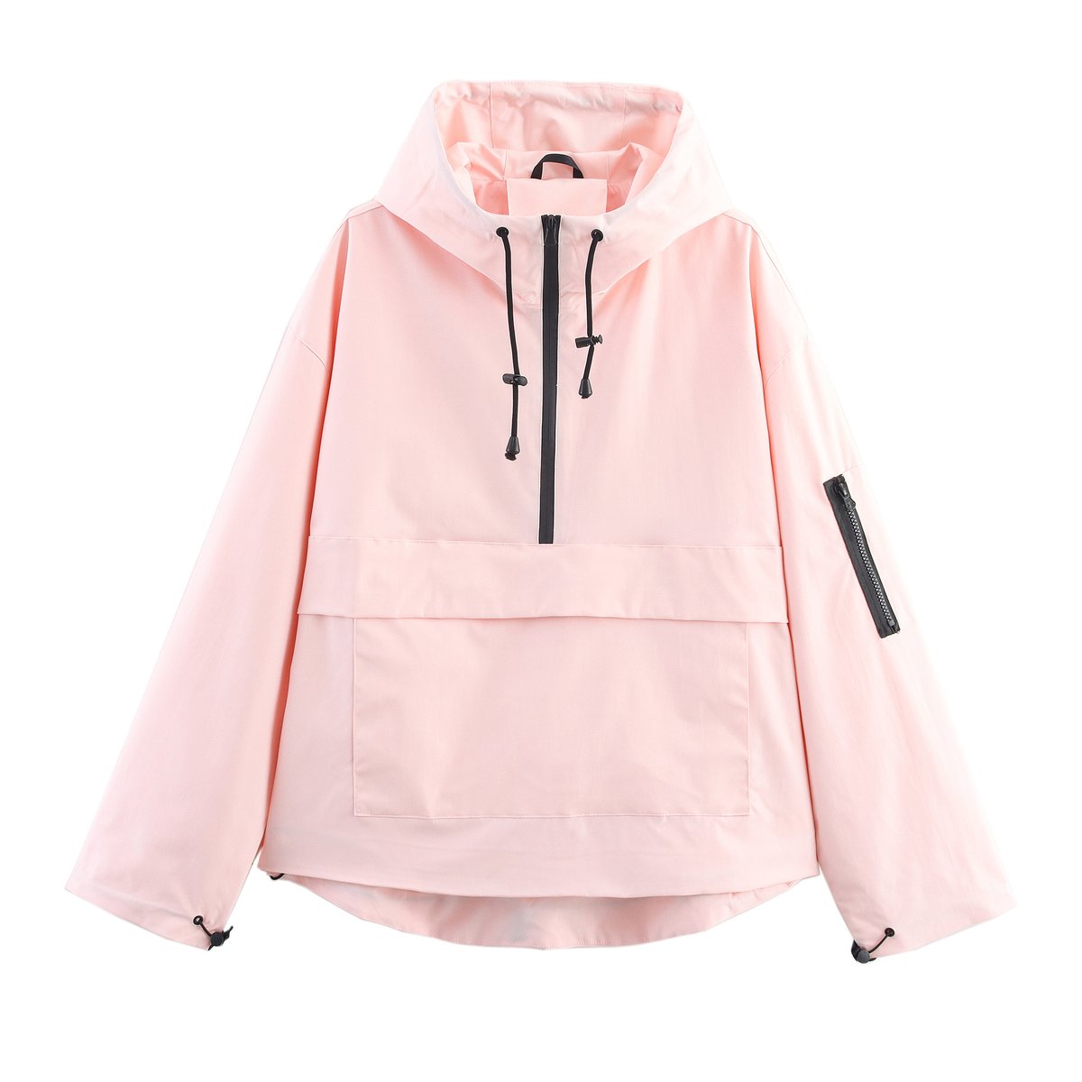 Lena | Damen Stepp-Übergangsjacke mit Kapuze Windabweisend Anorak