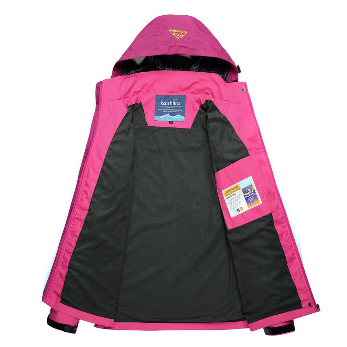 Sophie | Damen Steppjacke wasserdichte Outdoorjacke mit Kapuze