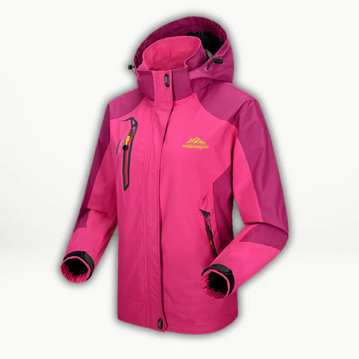 Sophie | Damen Steppjacke wasserdichte Outdoorjacke mit Kapuze