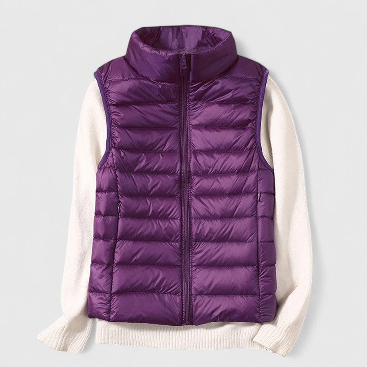 Luisa | Damen Steppweste leichte ärmellose Puffer Vest Women Übergangsjacke