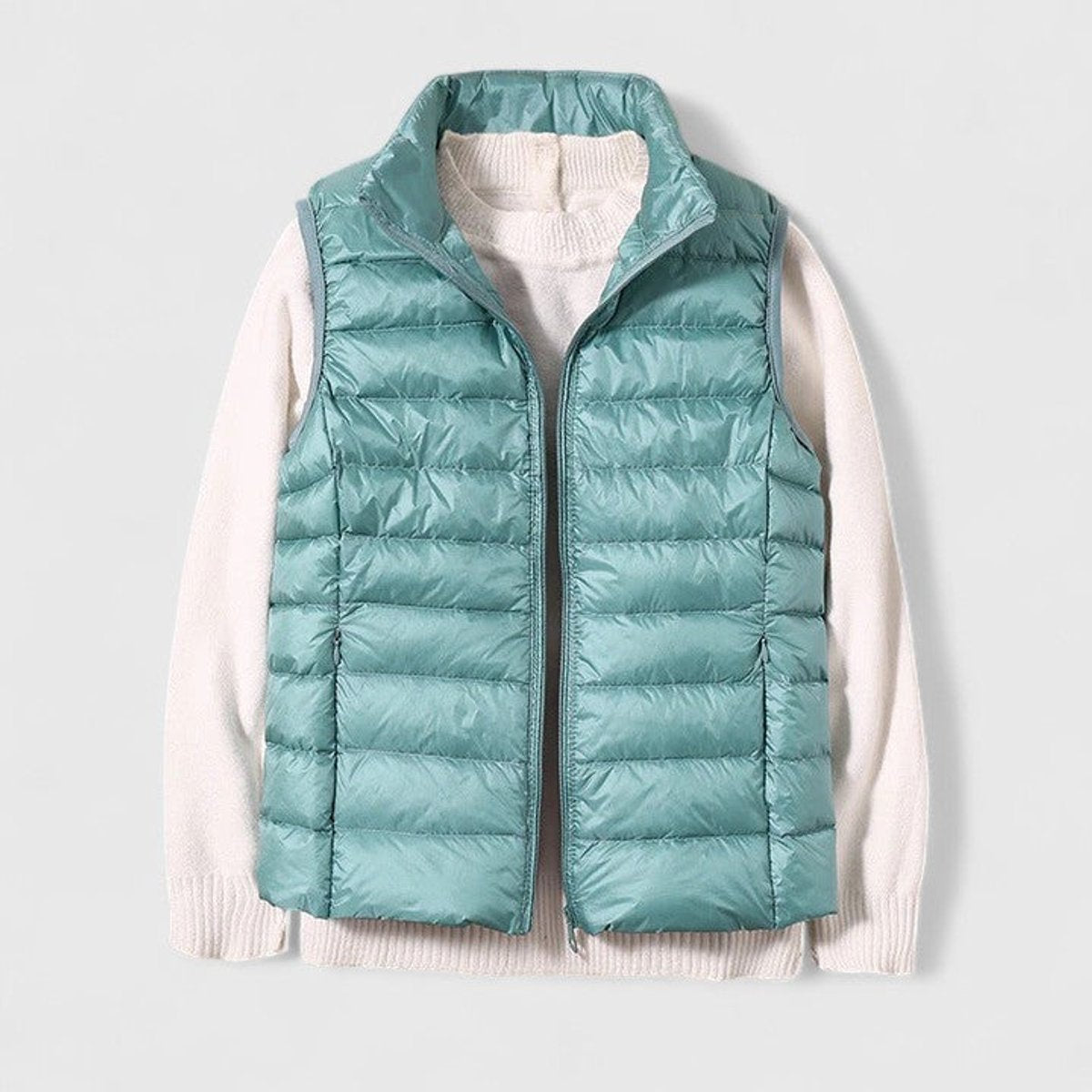 Luisa | Damen Steppweste leichte ärmellose Puffer Vest Women Übergangsjacke