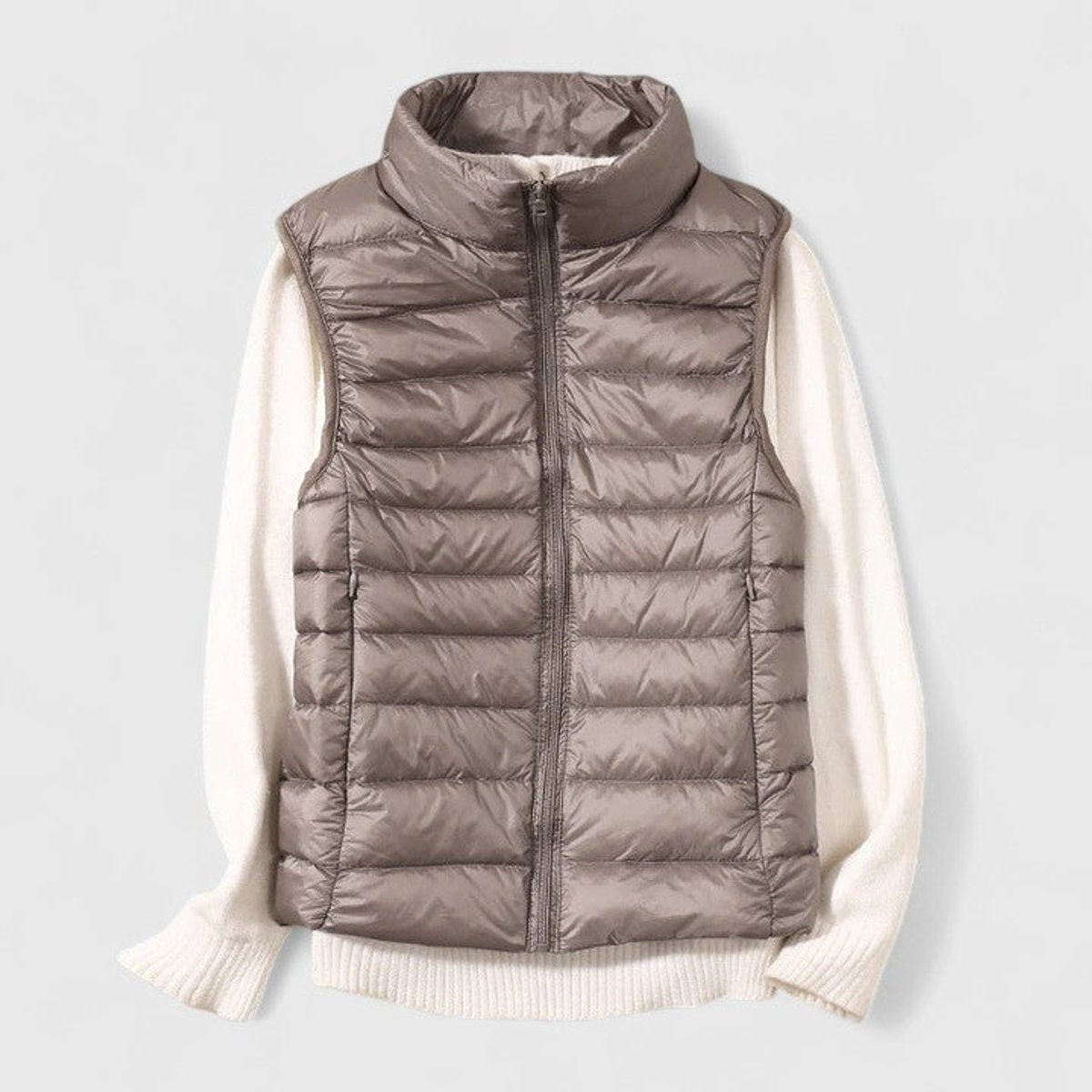 Luisa | Damen Steppweste leichte ärmellose Puffer Vest Women Übergangsjacke