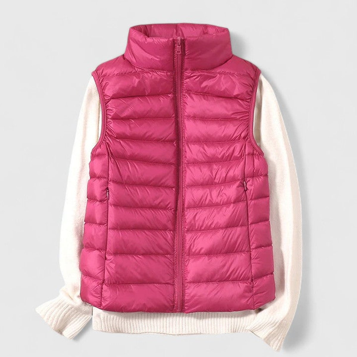 Luisa | Damen Steppweste leichte ärmellose Puffer Vest Women Übergangsjacke