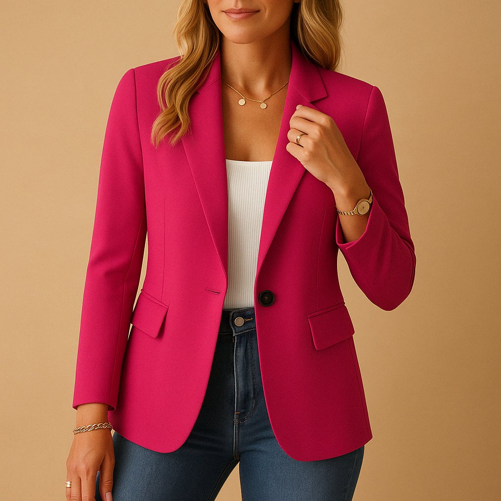 Katharina | Damen Stretch-Blazer Einreihig Tailliert