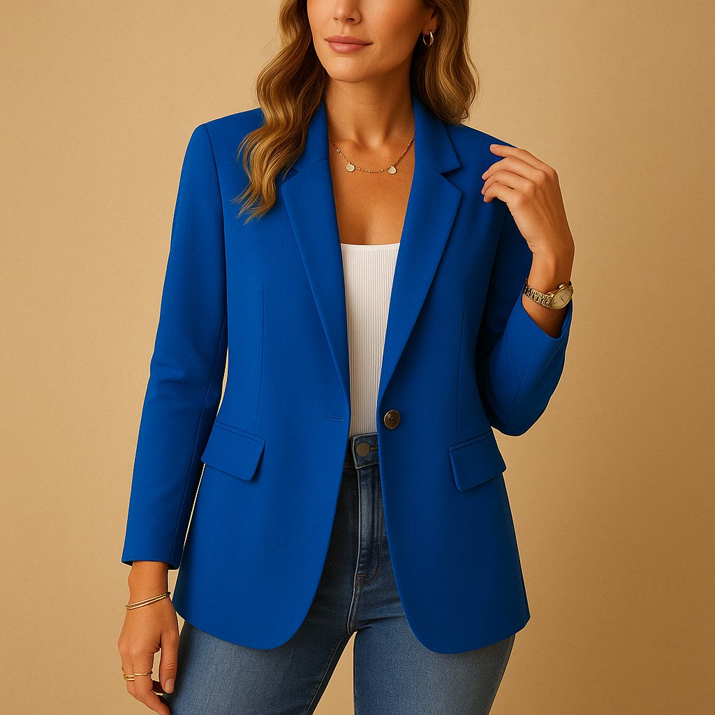 Katharina | Damen Stretch-Blazer Einreihig Tailliert