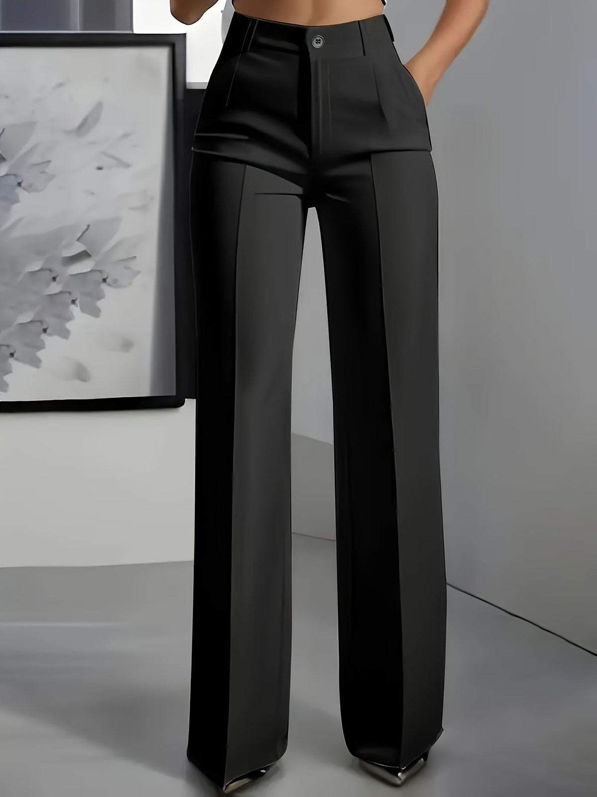 Orelisse - Hochtaillierte Wide-Leg-Hose