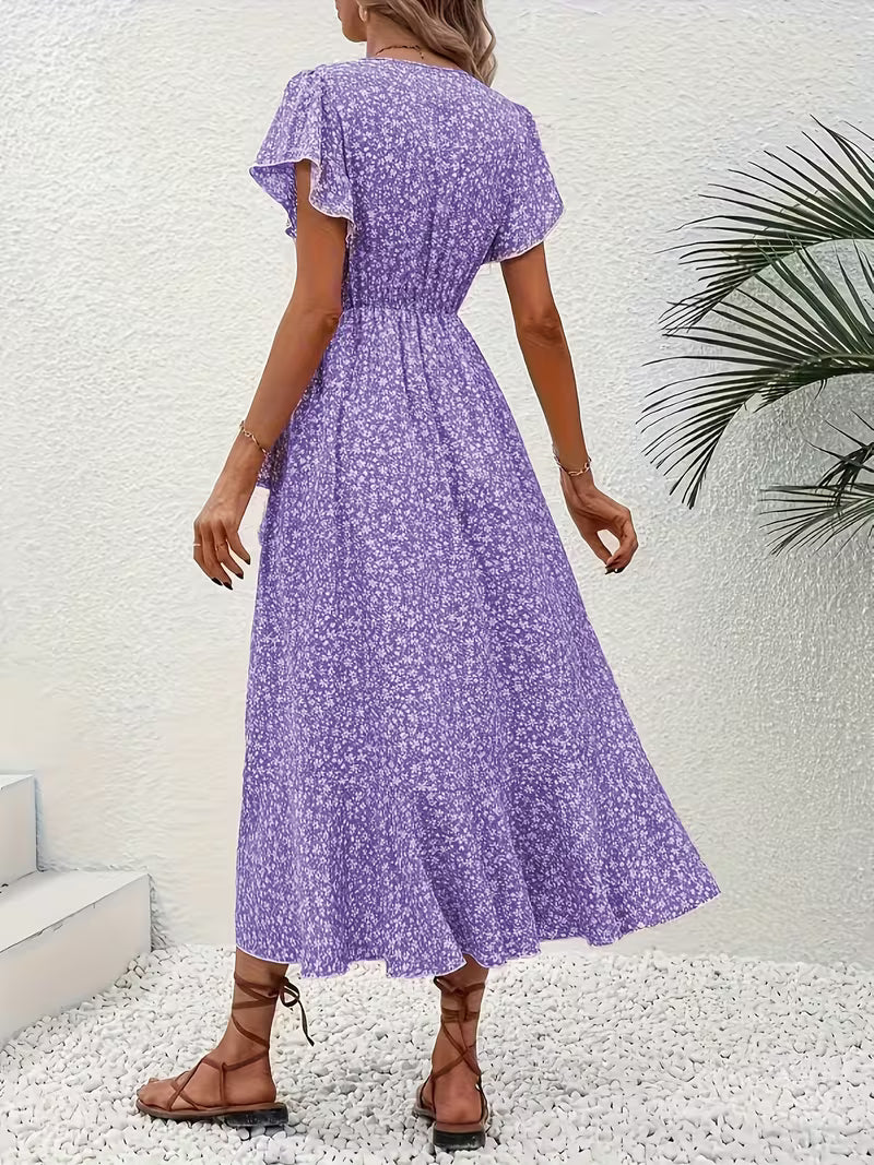 Elara | Fließendes, Bauch-umspielendes Wickelkleid