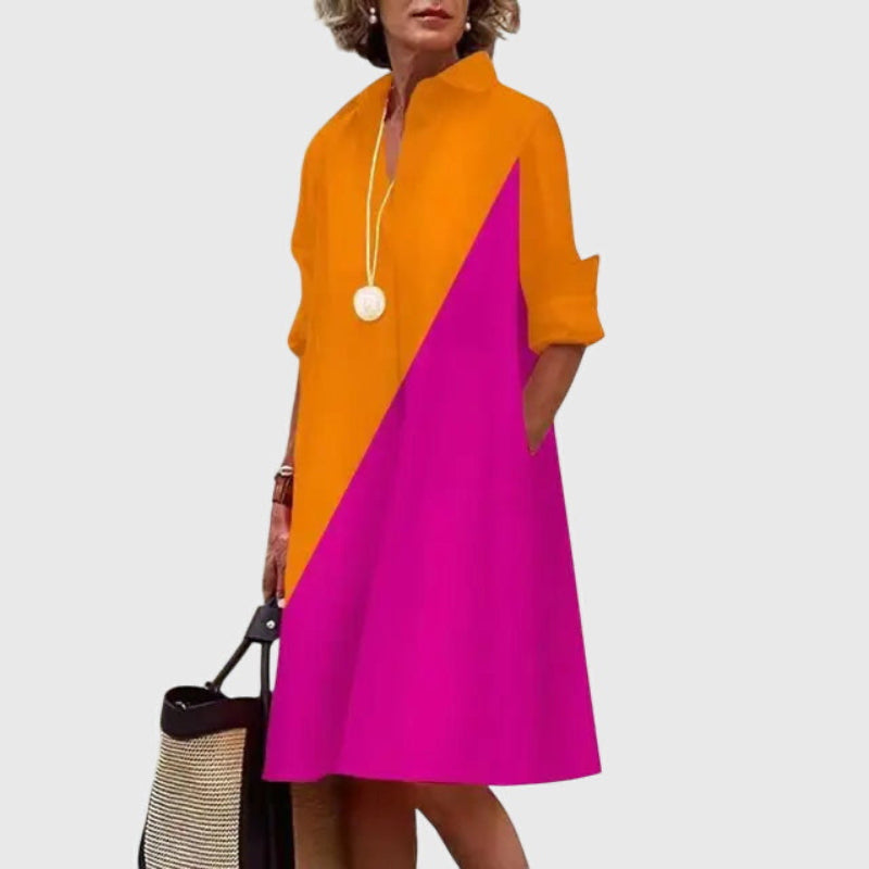 Oshadi - Elegantes Mini Kleid Mit Tasche