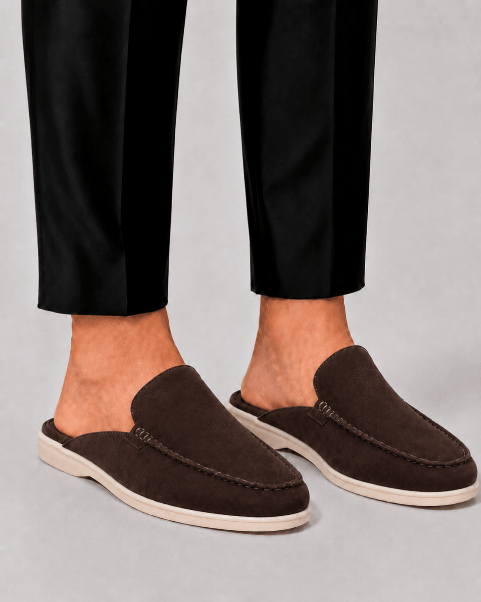 Elegante Herren Loafer Mit Offener Ferse