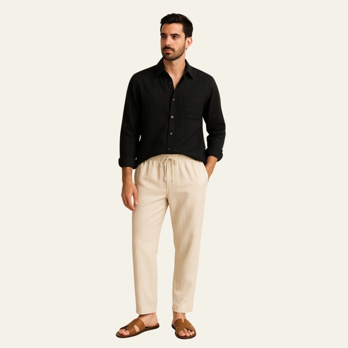 Elegantes Herren Hemd-Hosen Set