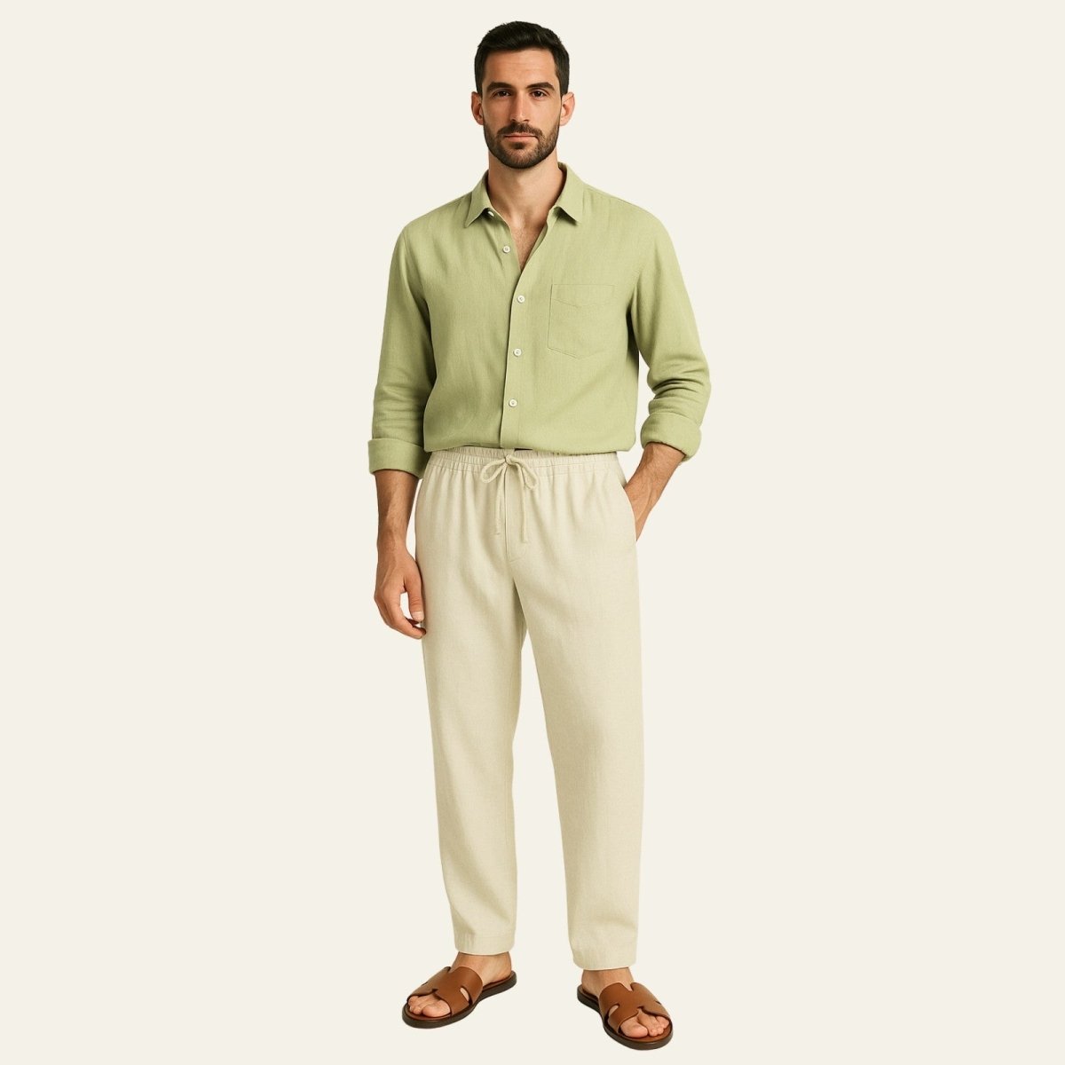 Elegantes Herren Hemd-Hosen Set