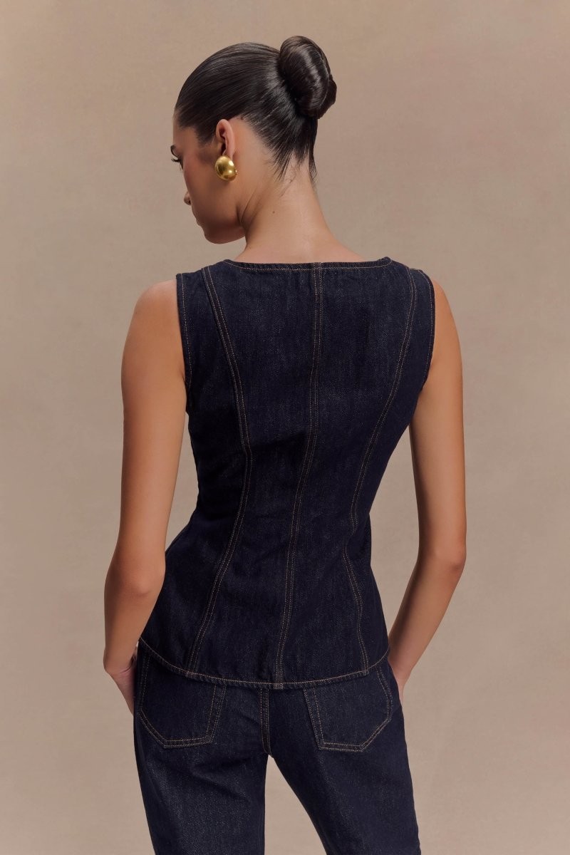 Elegantes Zweiteiler Set Weste Hose