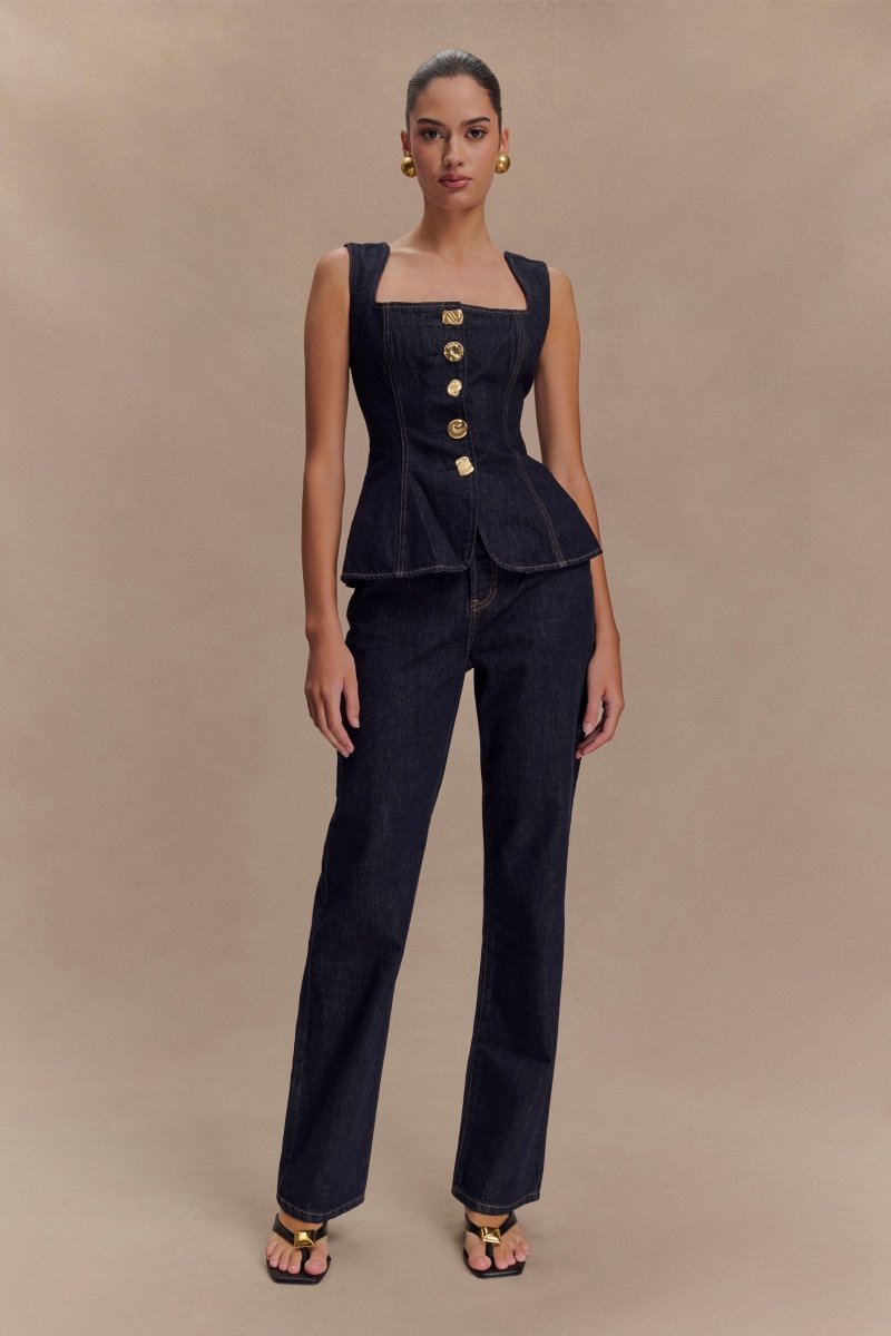 Elegantes Zweiteiler Set Weste Hose