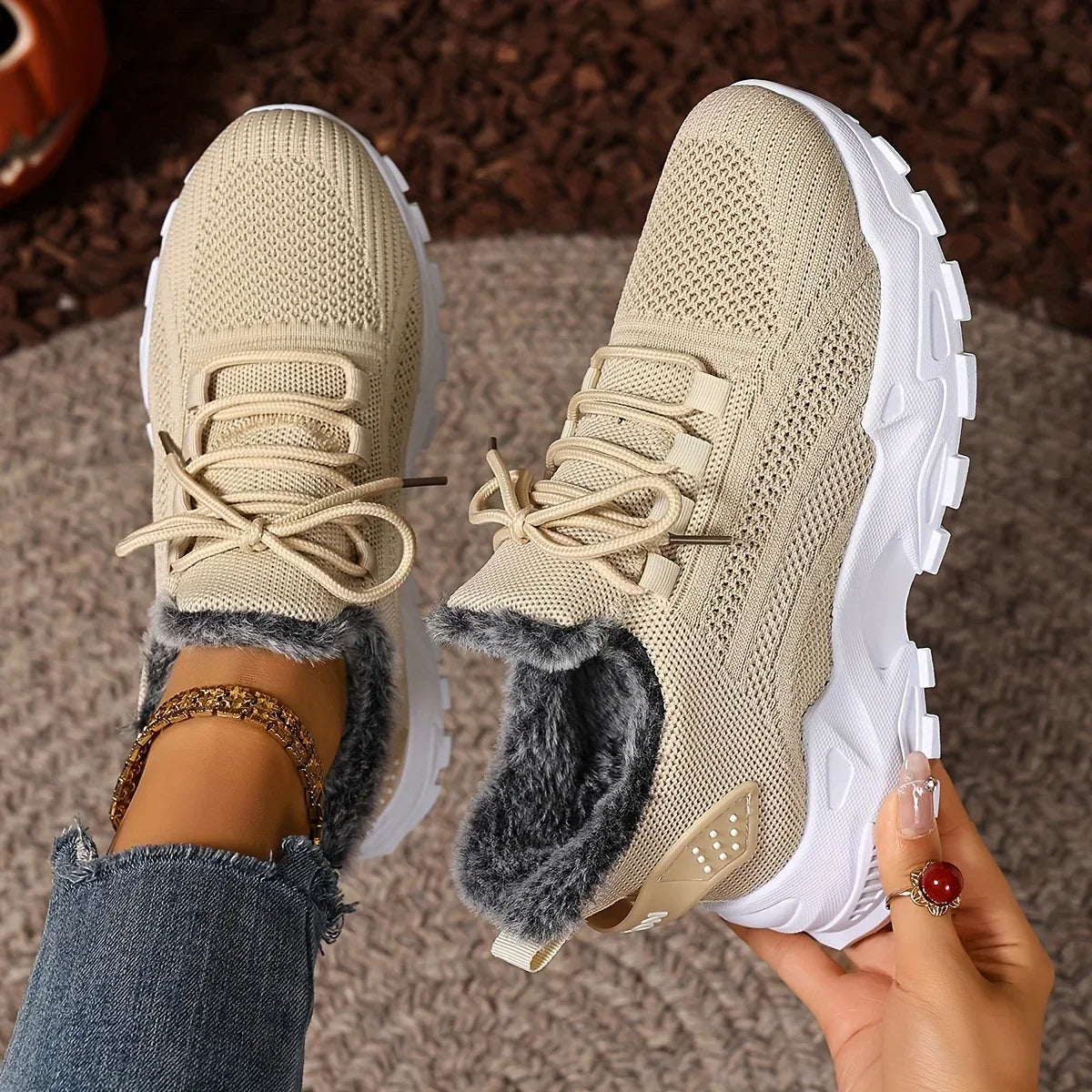 Rugaile - Winter Warmer Gefütterter Orthopädischer Sneaker