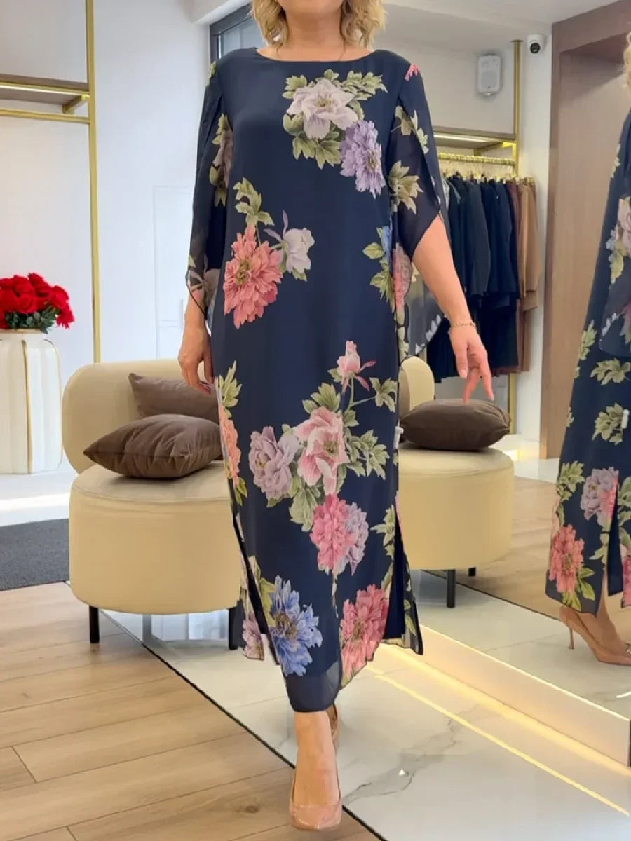Yael – Maxikleid Mit Blumenmuster