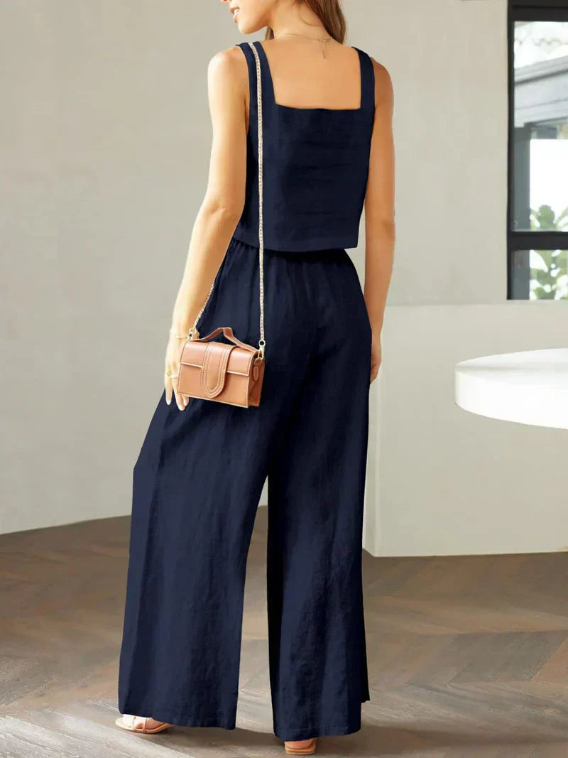 Isabella | Damen Set aus Top und Hose für stilvolle Outfits